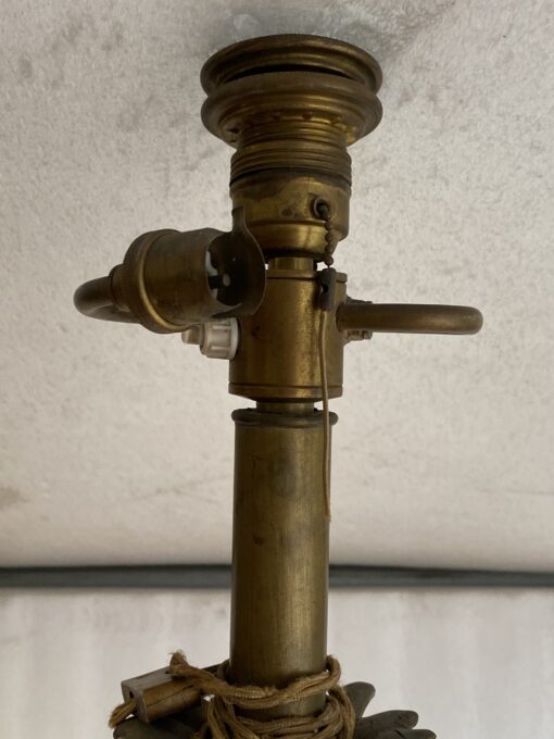 1970′ Bronze Floor Lamp Maison Charles Decor Palm Tree H 160 - Image 8