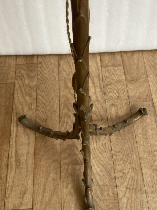 1970′ Bronze Floor Lamp Maison Charles Decor Palm Tree H 160 - Image 9