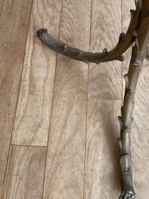 1970′ Bronze Floor Lamp Maison Charles Decor Palm Tree H 160 - Image 11