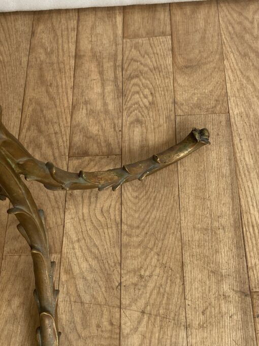 1970′ Bronze Floor Lamp Maison Charles Decor Palm Tree H 160 - Image 12