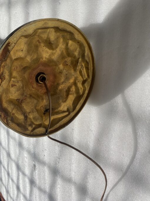 1970′ Lampadaire En Bronze Maison Charles Decor Palmier H 166 Base Ronde – Image 12