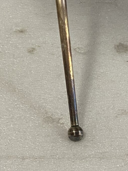 1950′ Tripod Pedestal Table Silver Bronze Maison Jansen or Bagués ø 57 cm H 41 cm - Image 18
