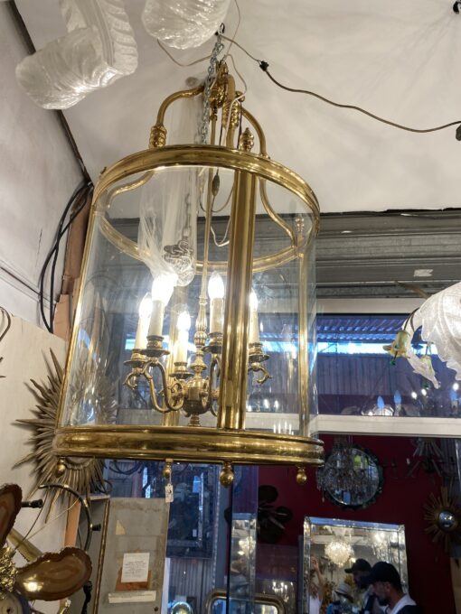 1950’Lantern In Gilt Bronze Directoire Style H 120 cm Ø 57 cm - Image 23