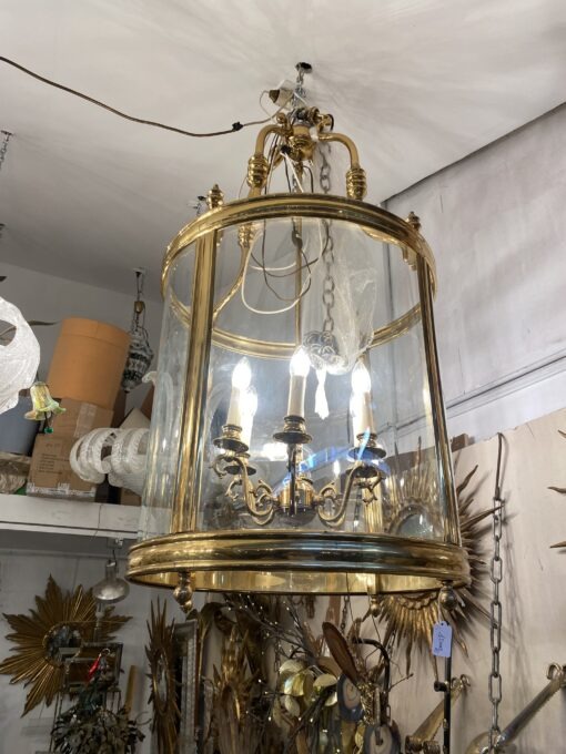 1950’Lantern In Gilt Bronze Directoire Style H 120 cm Ø 57 cm - Image 21