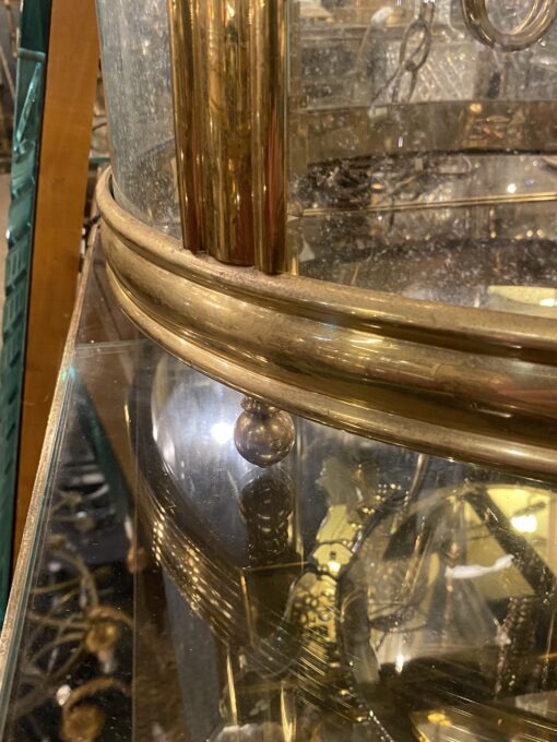 1950’Lantern In Gilt Bronze Directoire Style H 120 cm Ø 57 cm - Image 14