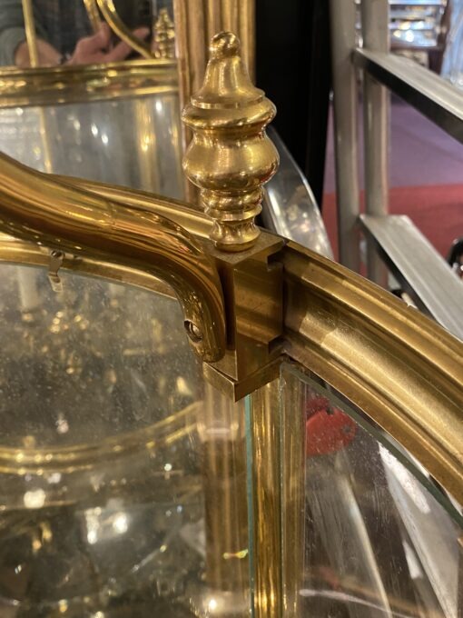 1950’Lantern In Gilt Bronze Directoire Style H 120 cm Ø 57 cm - Image 13
