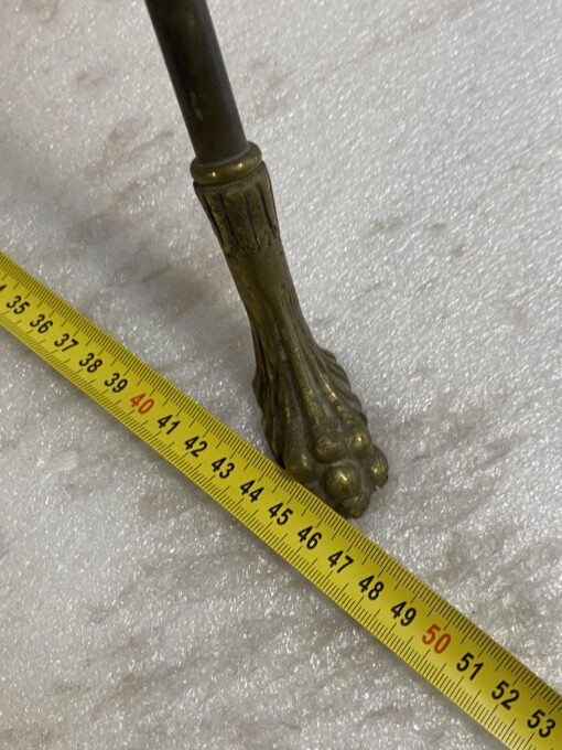 1950′ Guéridon En Bronze Style Néoclassique Diamètre 46,5 cm H 60 cm – Image 11