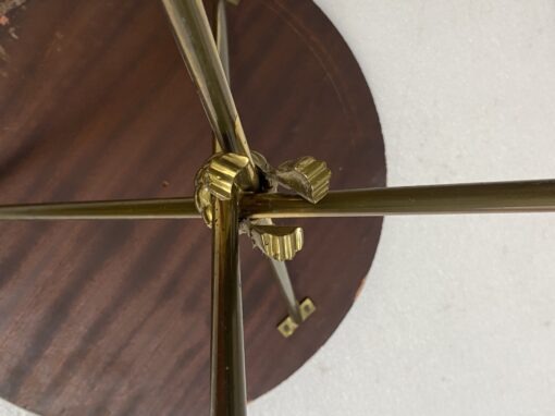 1950′ Guéridon En Bronze Style Néoclassique Diamètre 46,5 cm H 60 cm – Image 6