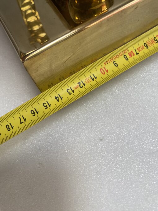 1980' Paire De Lampes Design En Laiton Et Opaline H 88 cm Ø 48 cm – Image 3