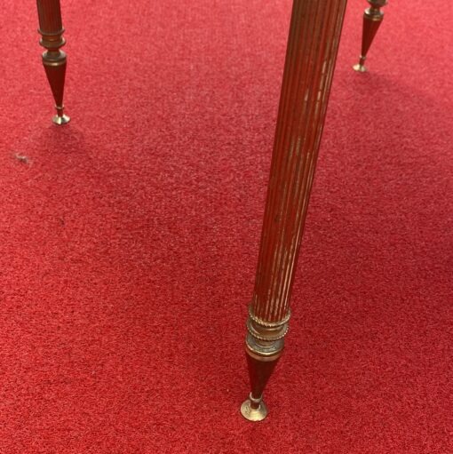 1970′ Table Basse Bronze Avec Galerie Maison Jansen Ø 65 H 46 cm – Image 7