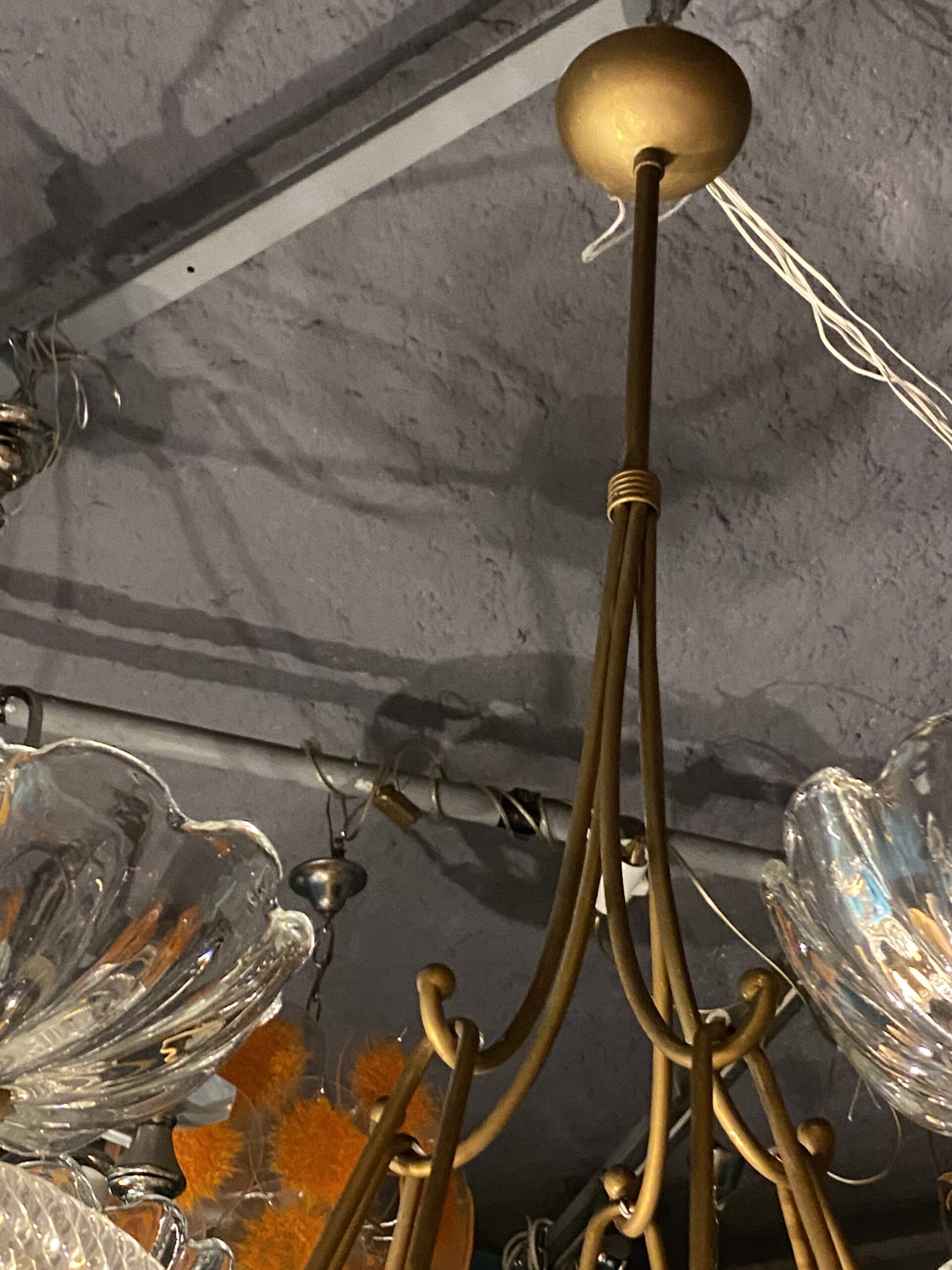 1940' Barovier Chandelier 5 Arms of Light Ø 82 cm x H 110 cm - Image 7