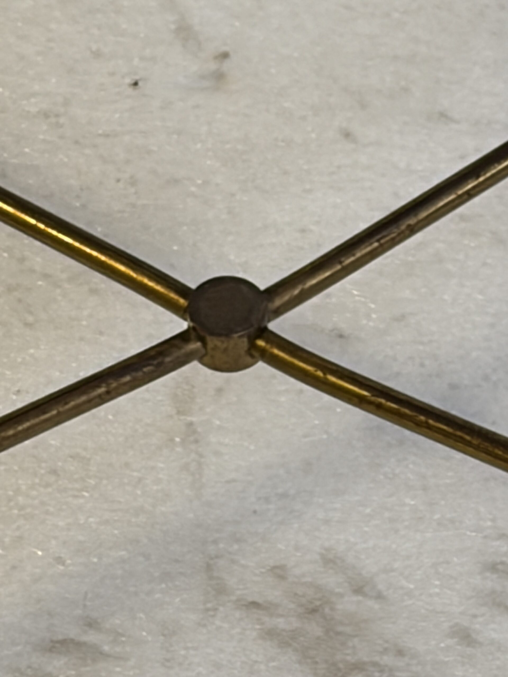 1970s Baguès Maison Table in Gilt Bronze, Amber-Effect Bakelite Top, 38 x 50 x H 46 cm - Image 11