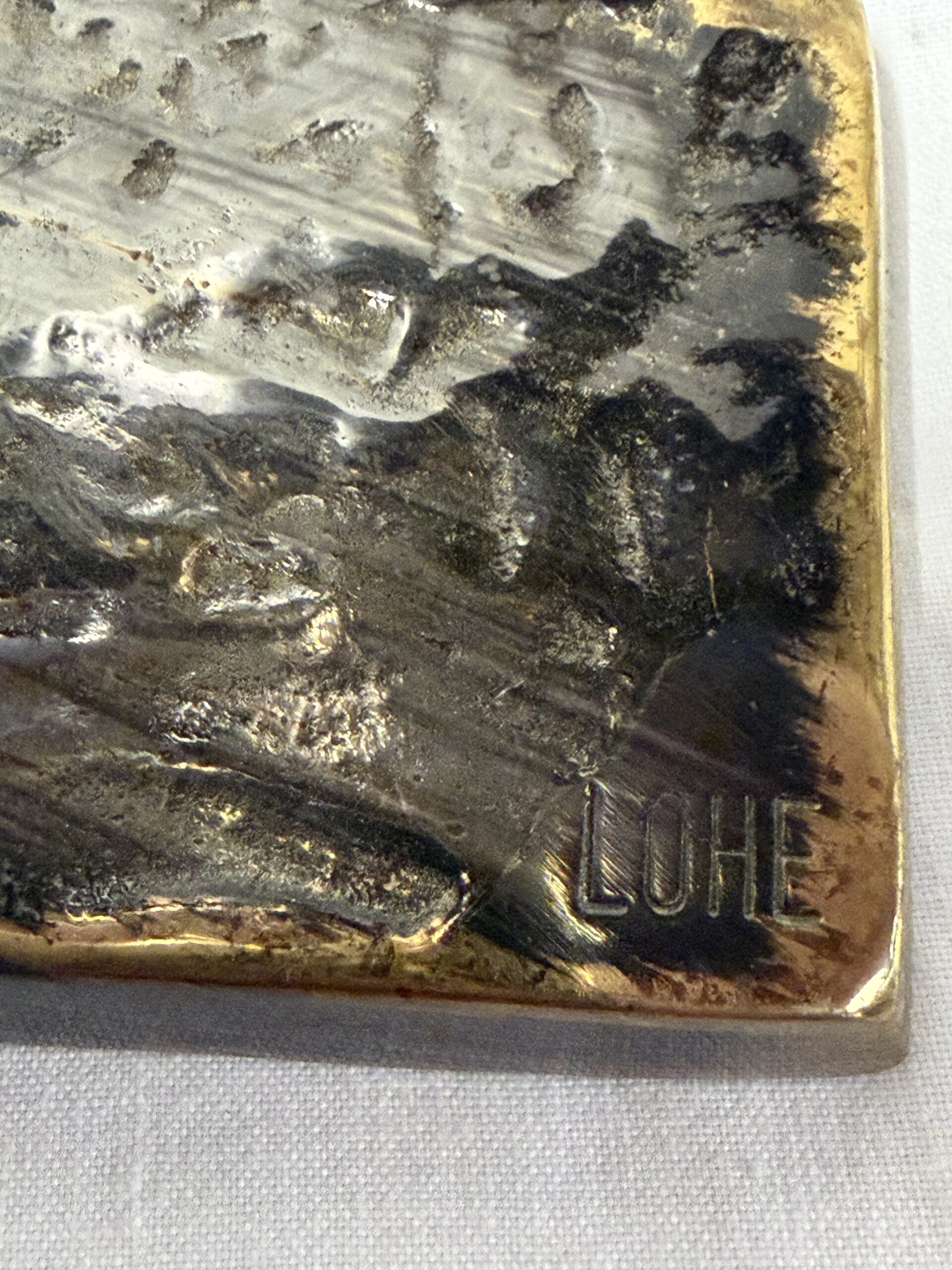 1970/80 ‘The Two Elegant Women with Hats’ Bronze Sculptures, Signed LOHE - Image 10