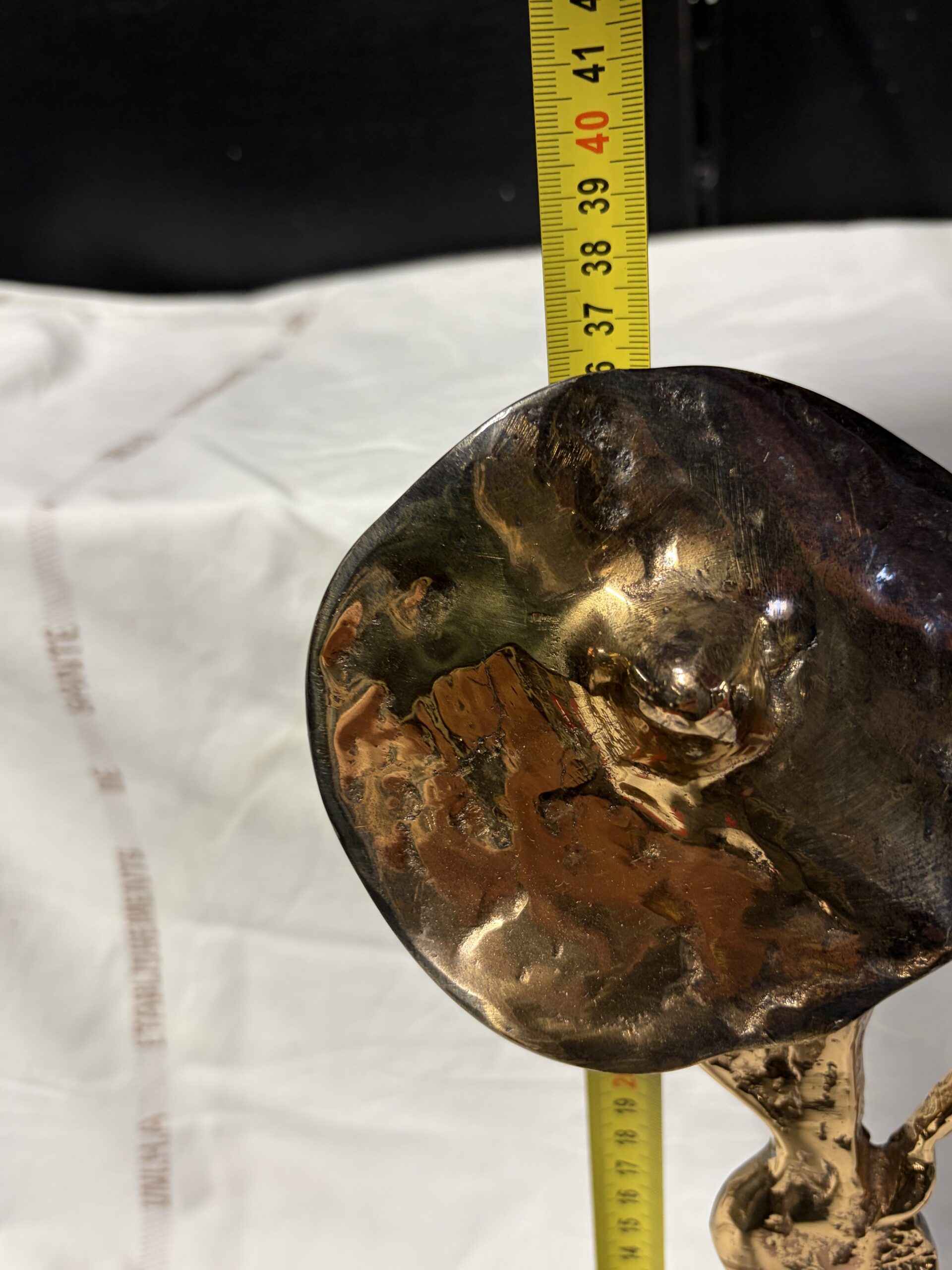 1970/80 ‘The Two Elegant Women with Hats’ Bronze Sculptures, Signed LOHE - Image 7