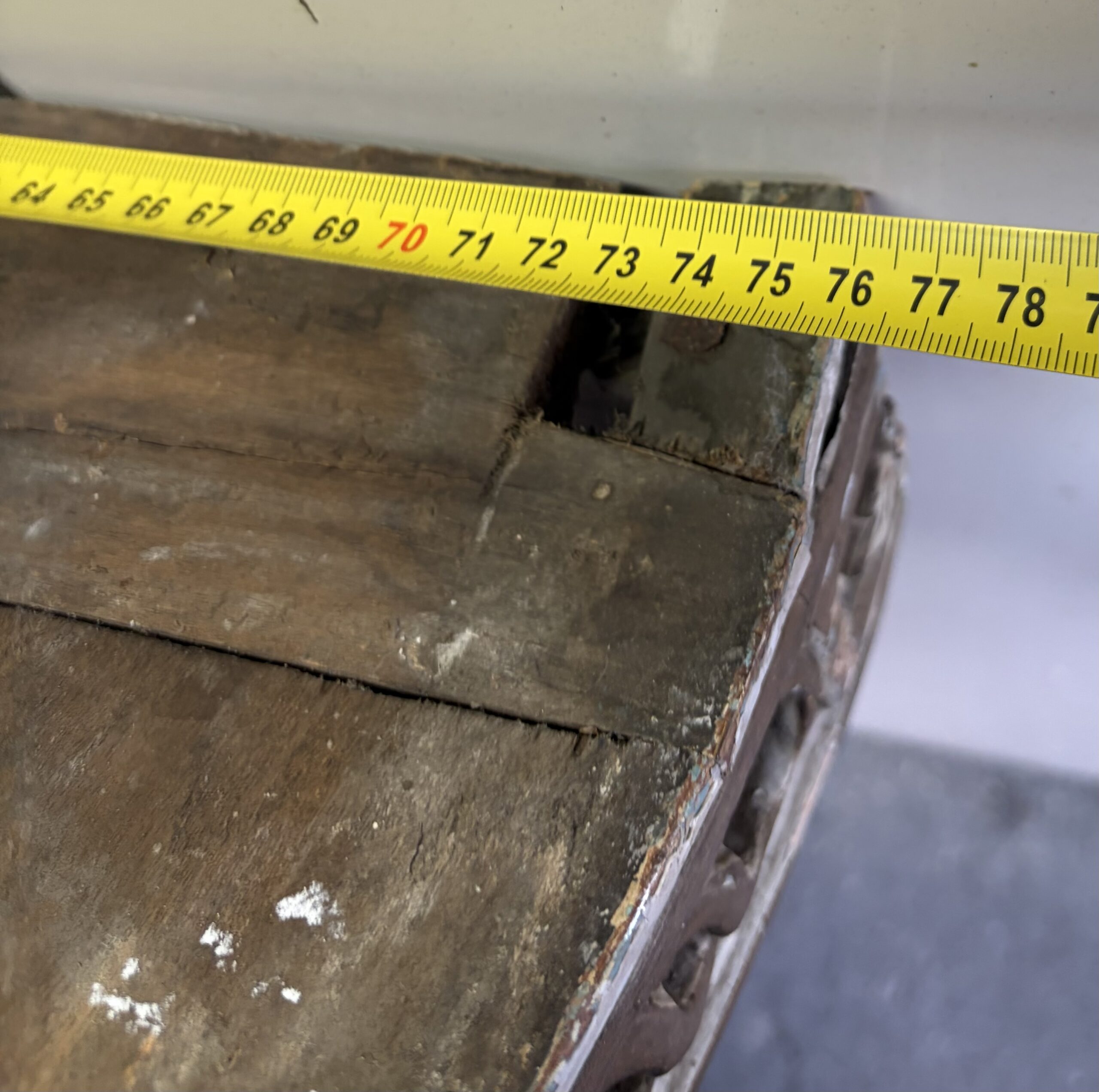 Console Louis 16 Epoque 18ème en Bois Peint A Restaurer – Image 4