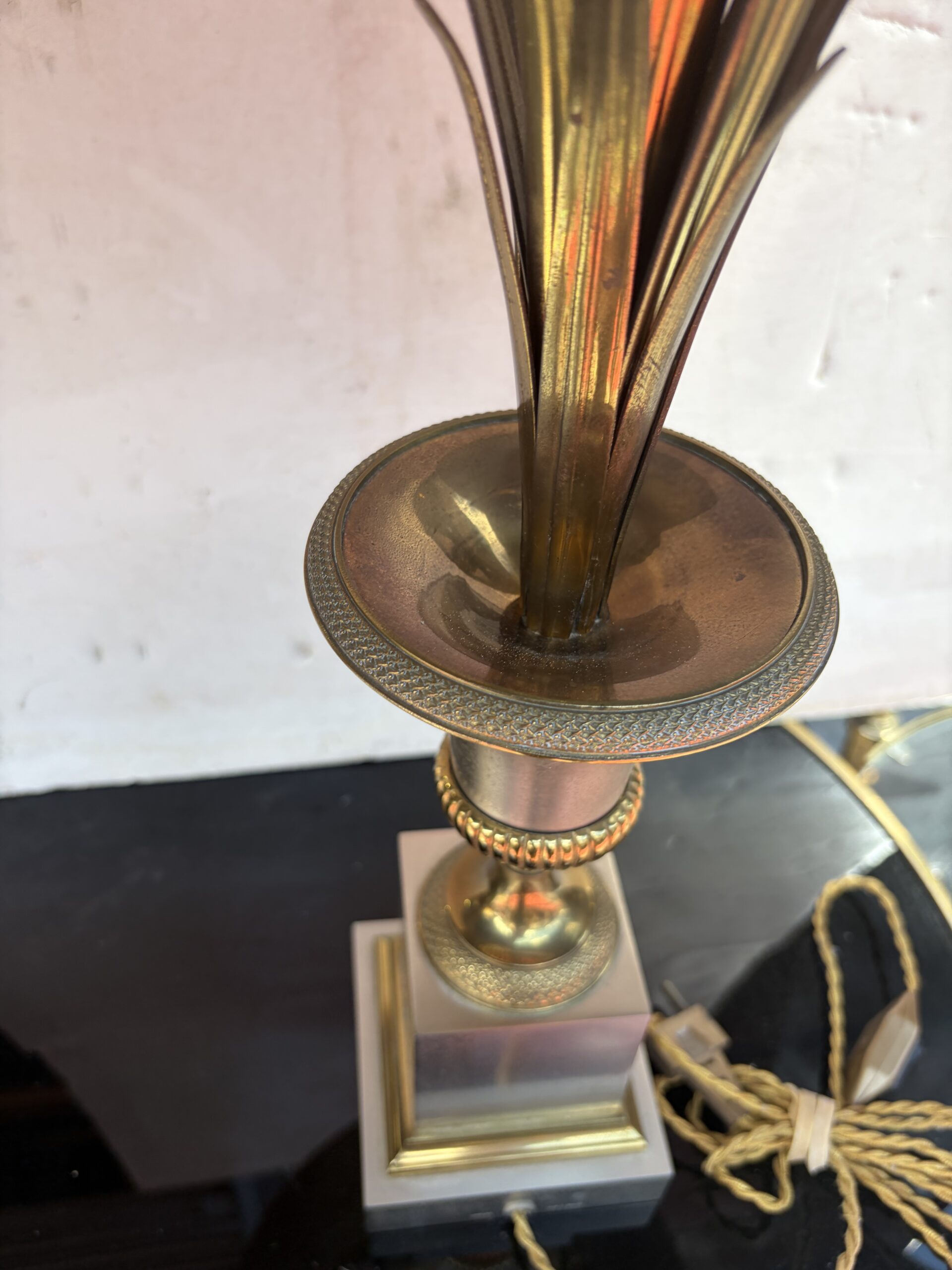 1970′ Maison Charles Lampe Vase medicis En Bronze Signée – Image 13