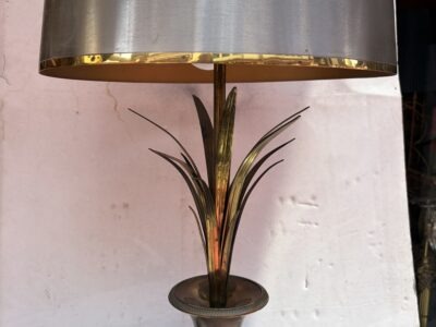 1970s Maison Charles Lampe Medicis Vase in Bronze Signed