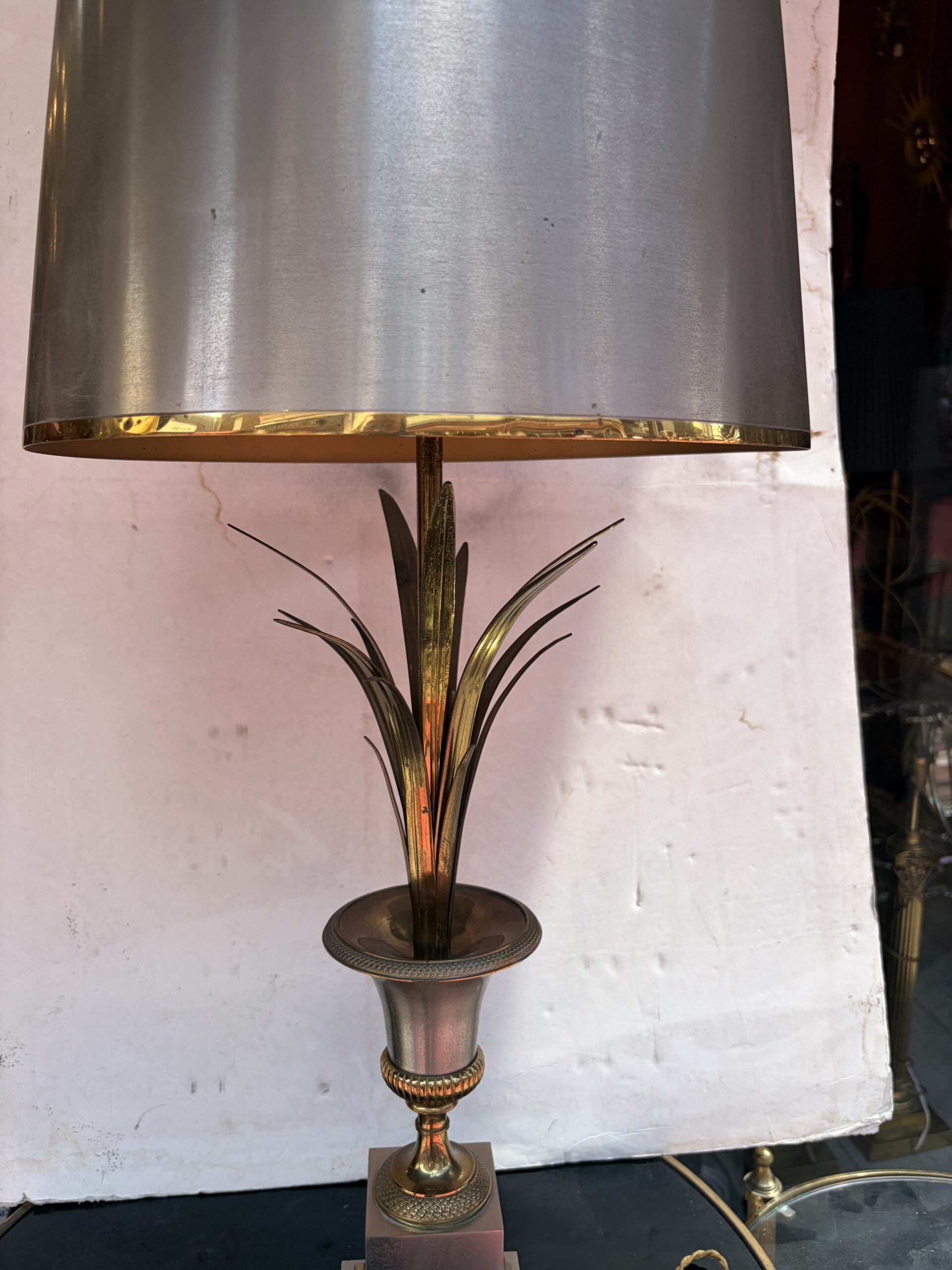 1970′ Maison Charles Lampe Vase medicis En Bronze Signée – Image 9