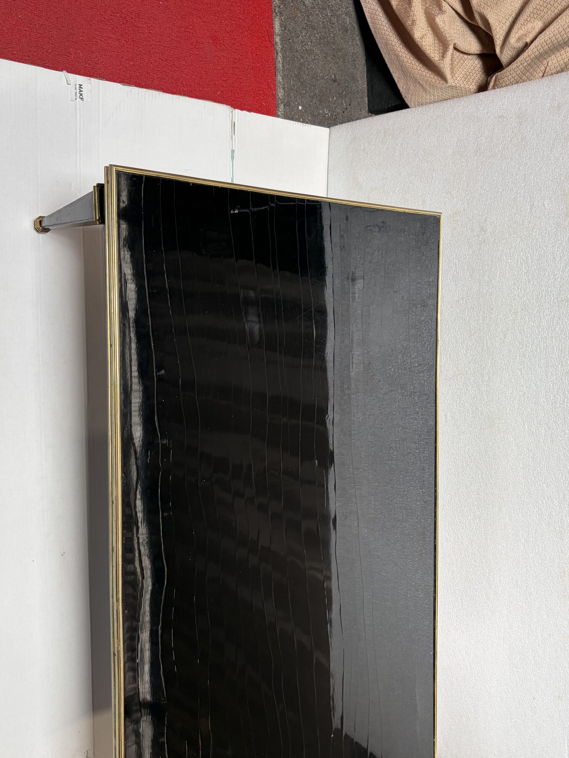 1950/70 Gerard MILLE Pour Maison Jansen Table Basse Bois Laqué Noir 121 x 71 cm – Image 13