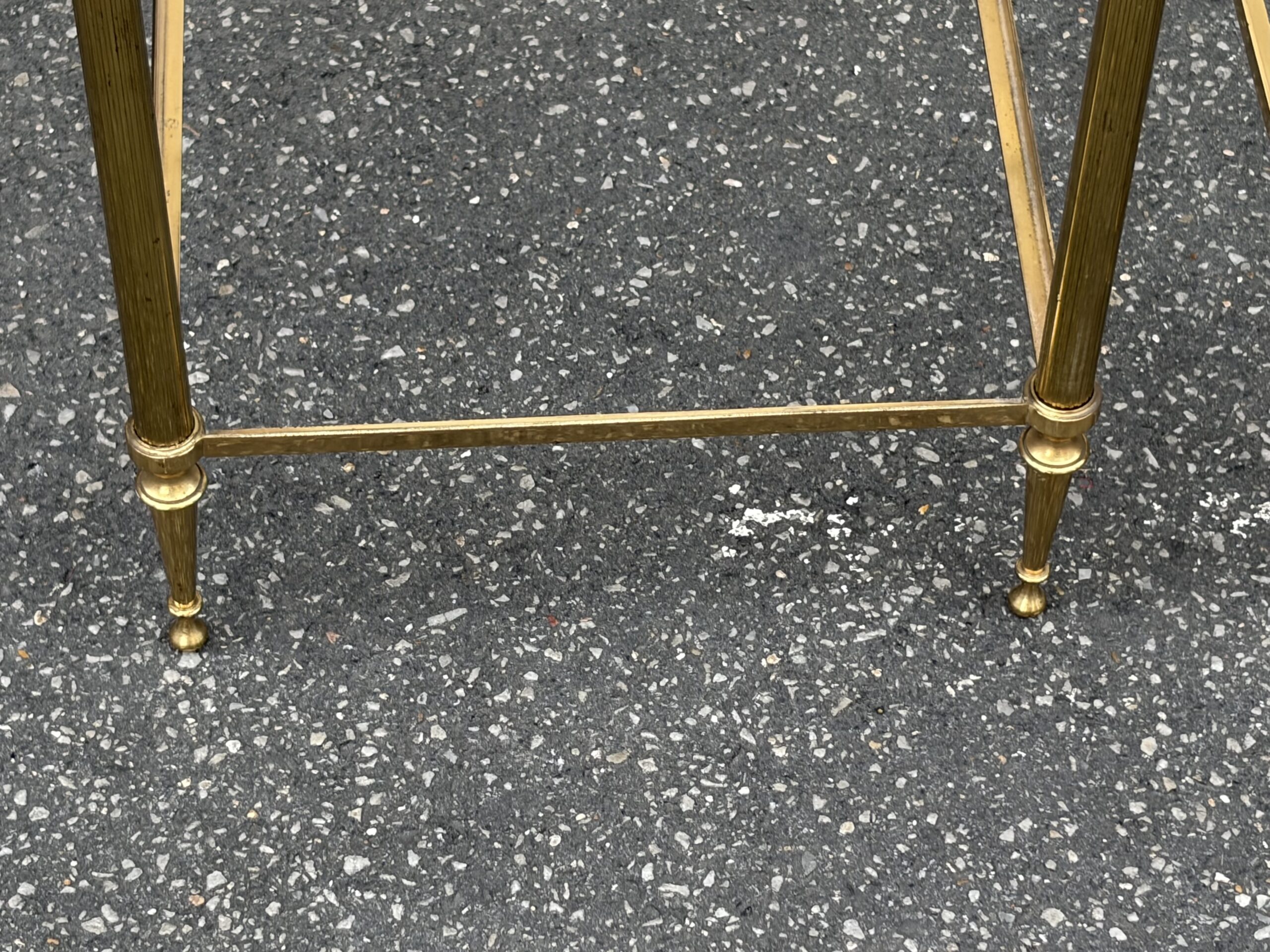 1970s Pair of 5-Tier Bronze Shelves by Maison Baguès, Glass Tops, 36.5 x 54 x 163 cm - Image 15