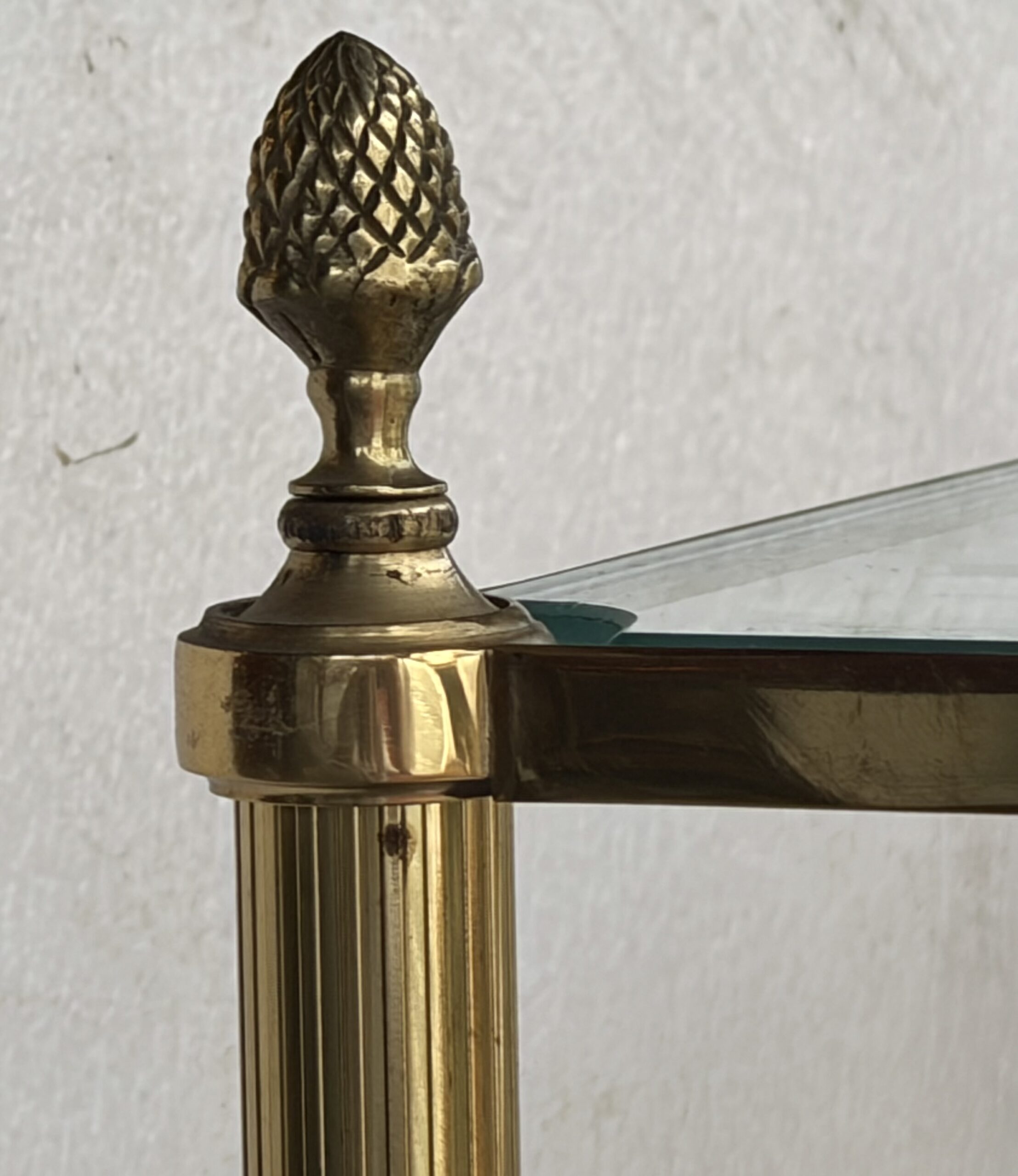 1970s Pair of 5-Tier Bronze Shelves by Maison Baguès, Glass Tops, 36.5 x 54 x 163 cm - Image 12