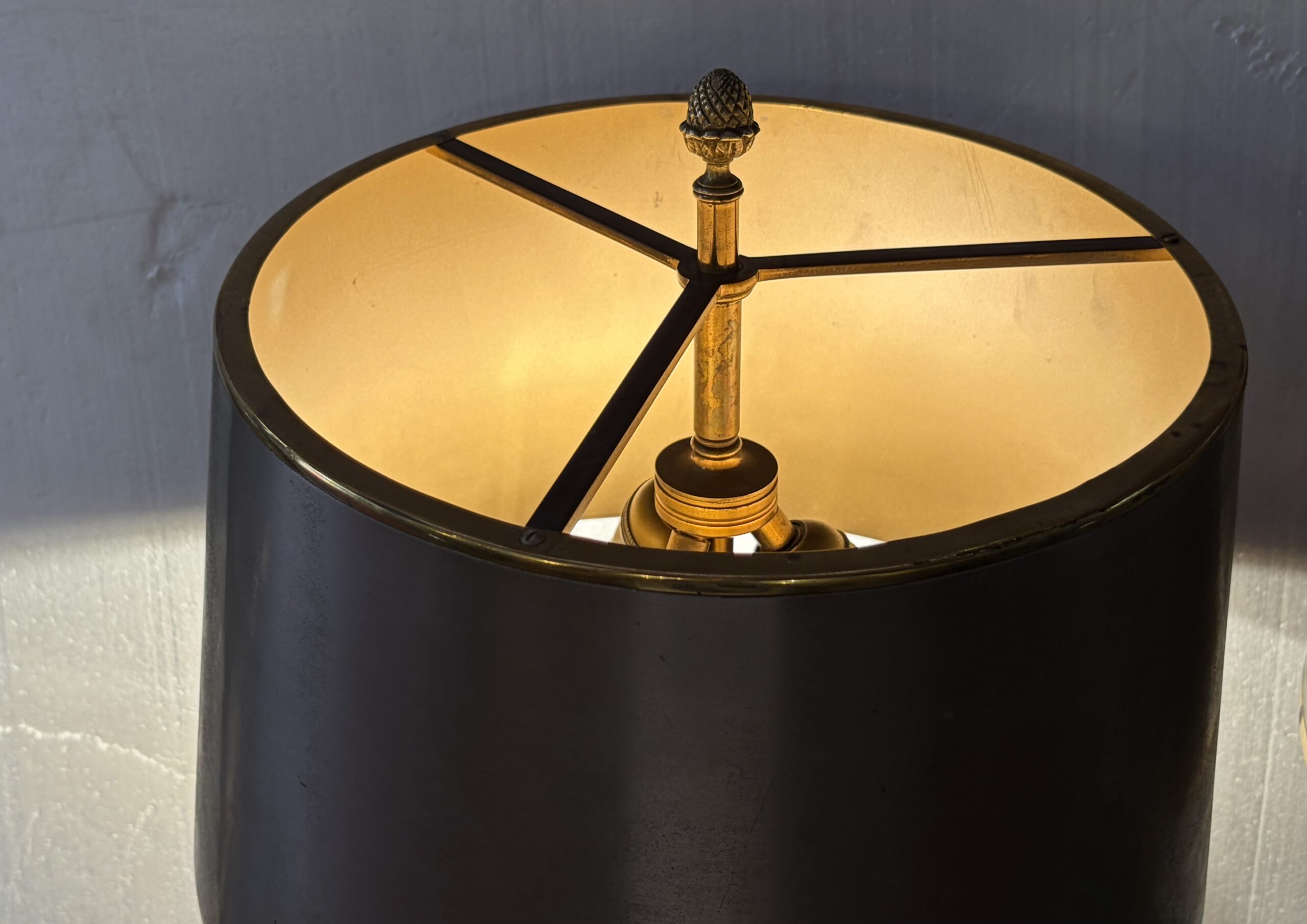 1950s–1970s Pair of Reed-Shaped Lamps in Brass and Gilded and Silver-Plated Bronze, Signed Charles - Image 17