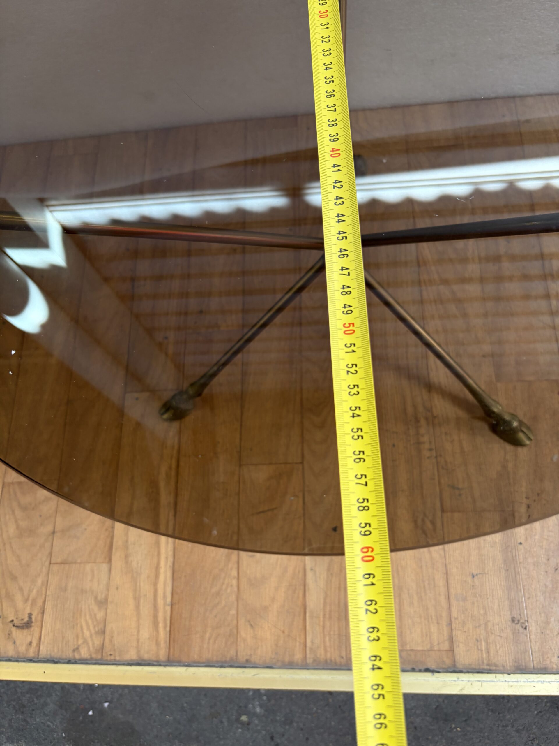 1950s–1970s Maison Jansen Bronze Tripod Side Table - Image 11