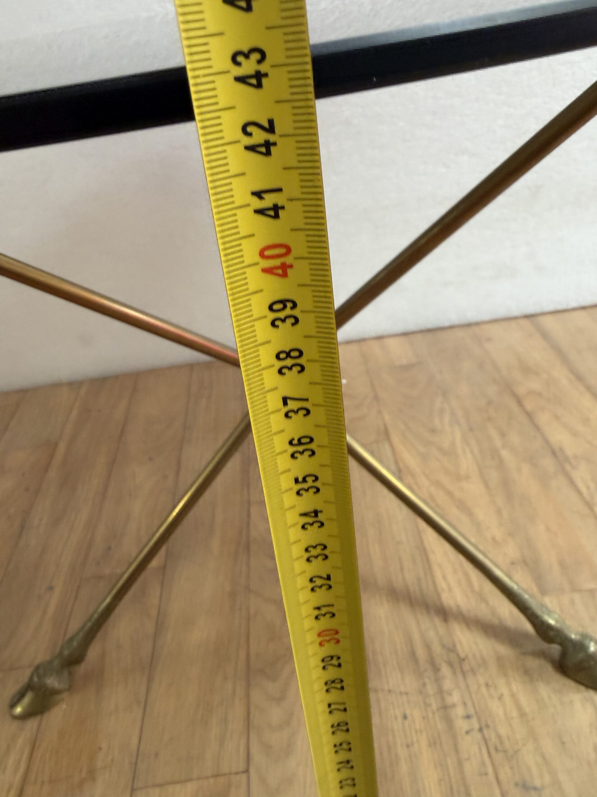 1950s–1970s Maison Jansen Bronze Tripod Side Table - Image 10