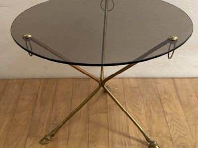 1950s–1970s Maison Jansen Bronze Tripod Side Table