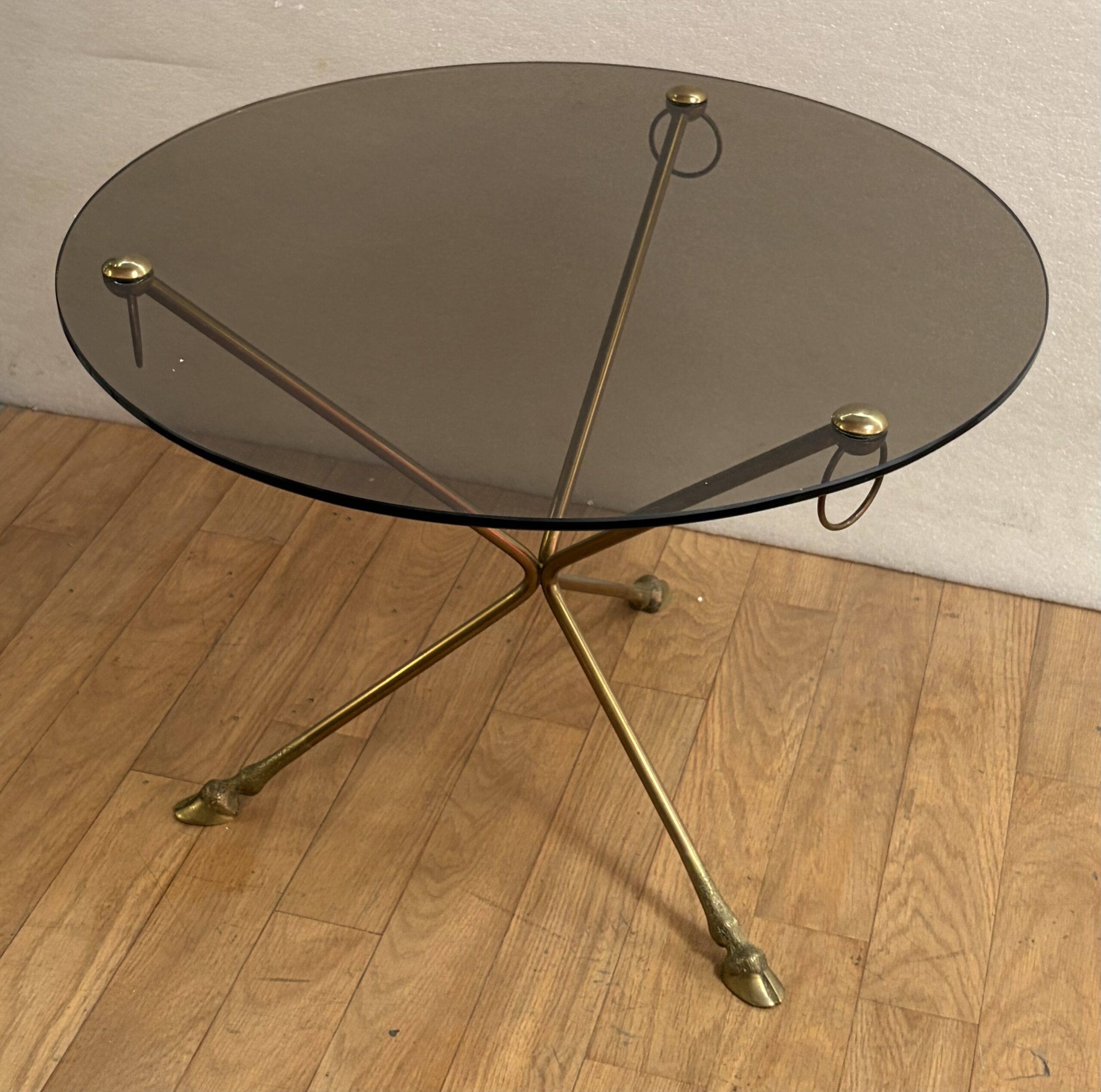 1950s–1970s Maison Jansen Bronze Tripod Side Table - Image 5