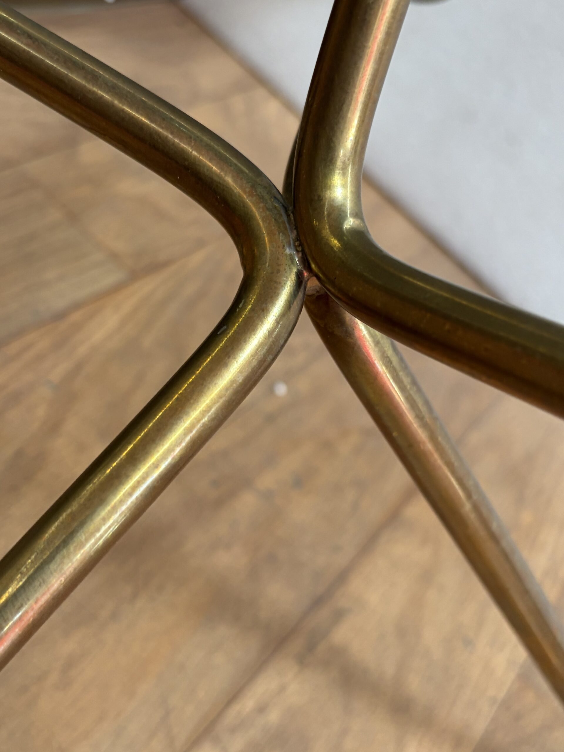 1950s–1970s Maison Jansen Bronze Tripod Side Table - Image 3