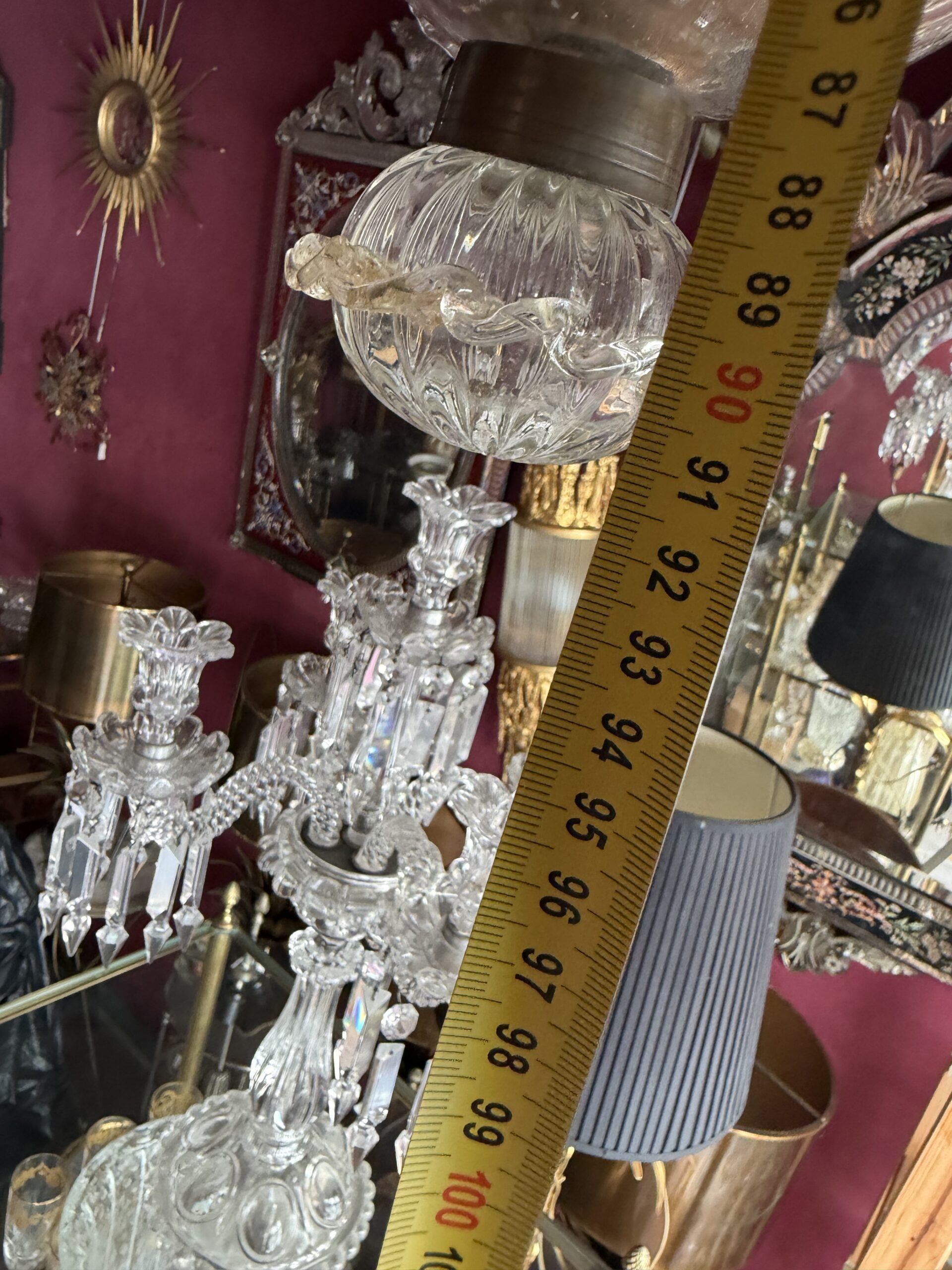 1950s–1970s Barovier & Toso “Jet d’Eau” 5-Arm Chandelier from Murano, H 92, Ø 70 cm - Image 5