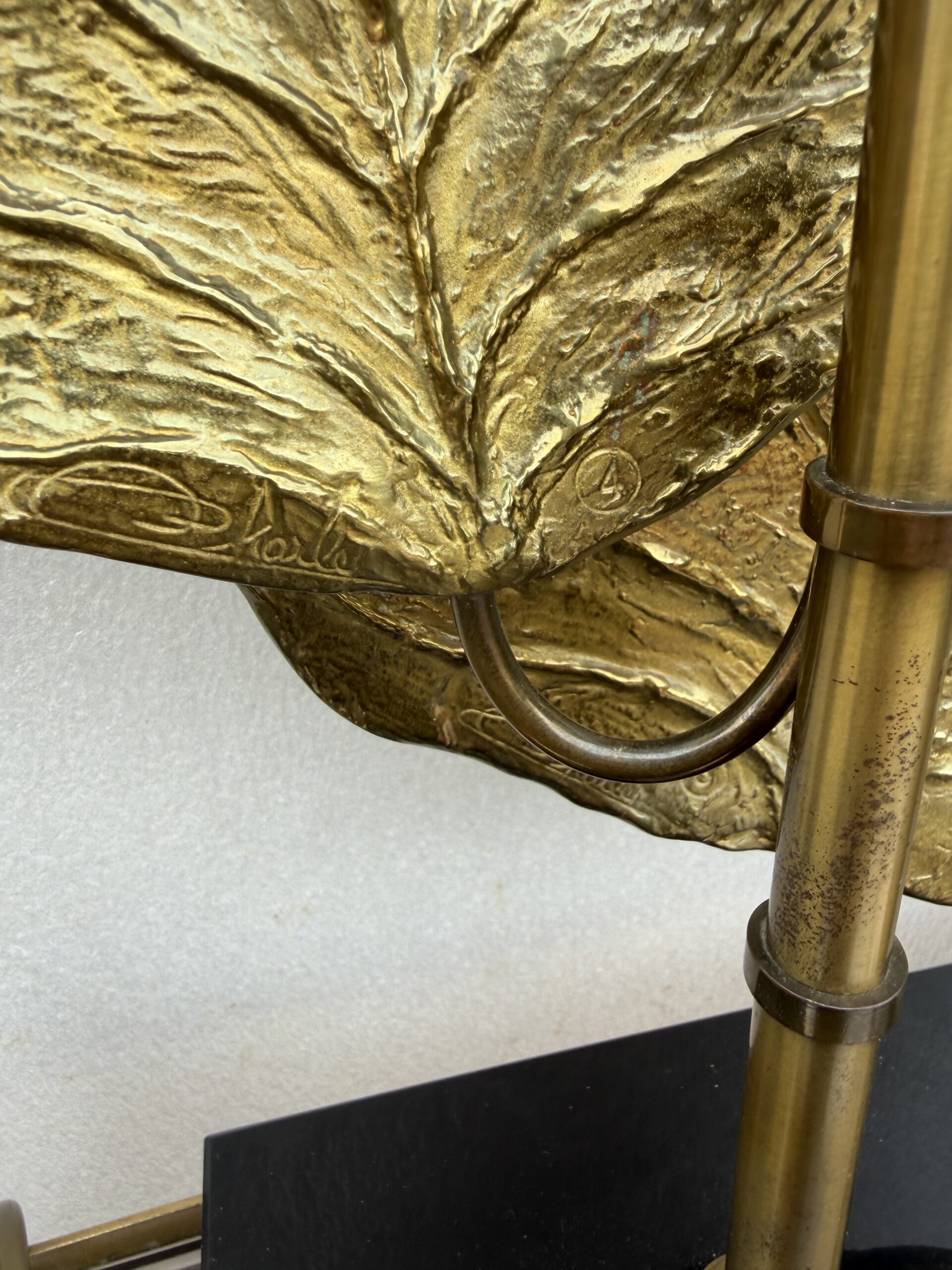 1965 – Maison Charles Lampe Sculpture, “Guadeloupe” Model, in Bronze, Signed - Image 11